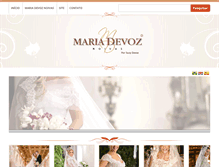 Tablet Screenshot of mariadevoz.com.br